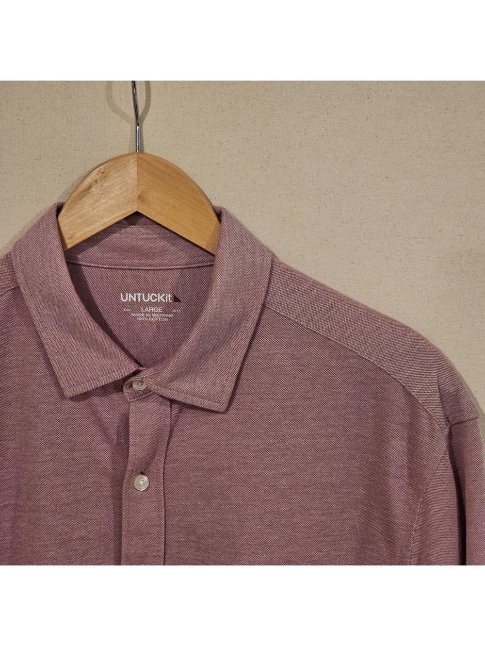 UNTUCKit Knit Button Down L